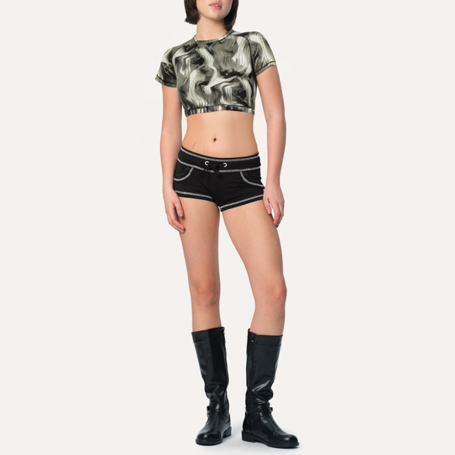 Breathable tight-fitting women's sports short sleeves