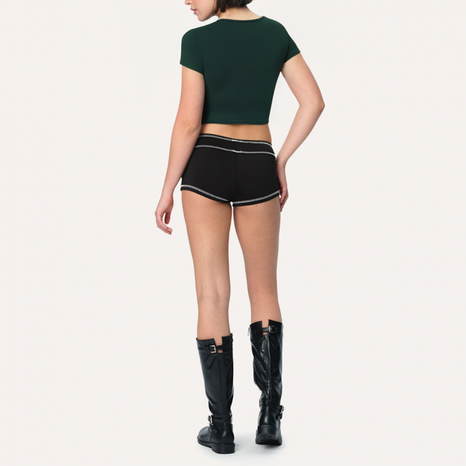 High quality pure cotton women's sports short sleeves