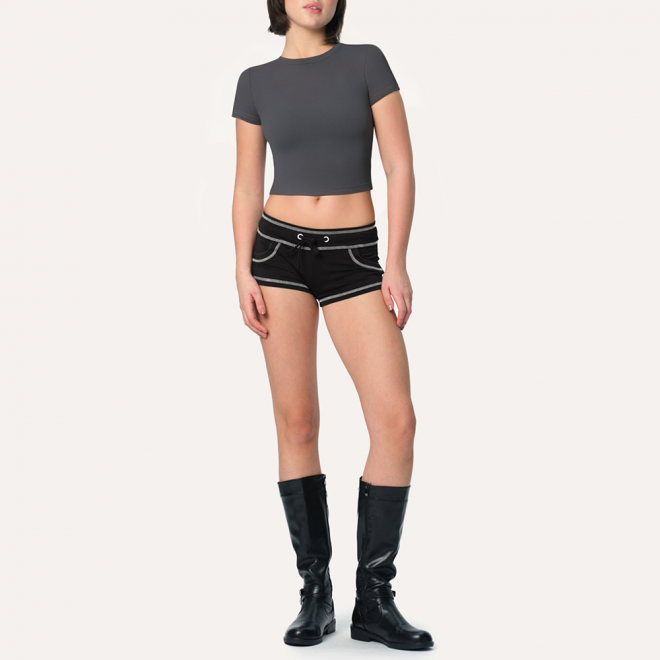 Lightweight breathable women's sports short sleeves